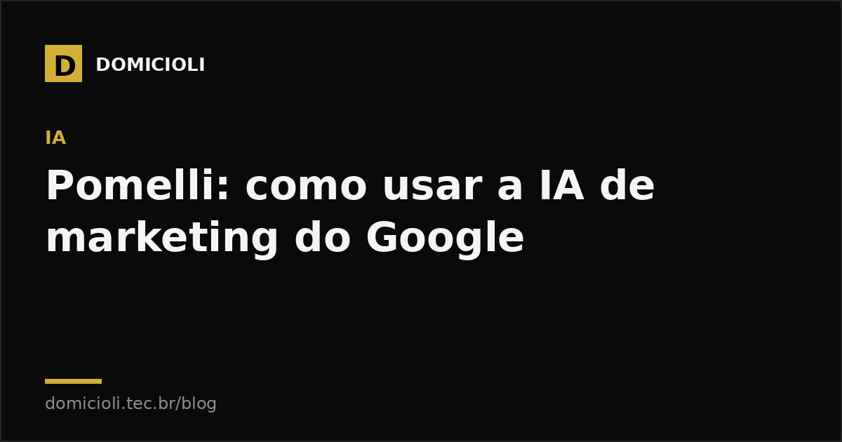 Pomelli: como usar a IA de marketing do Google (e o que usar até ela chegar ao Brasil)